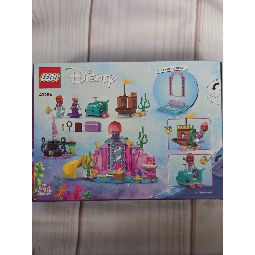 LEGO Disney Princess Ariels Crystal Cavern 43254 Ariel Ursula Flounder 141 Pcs - Picture 6 of 8